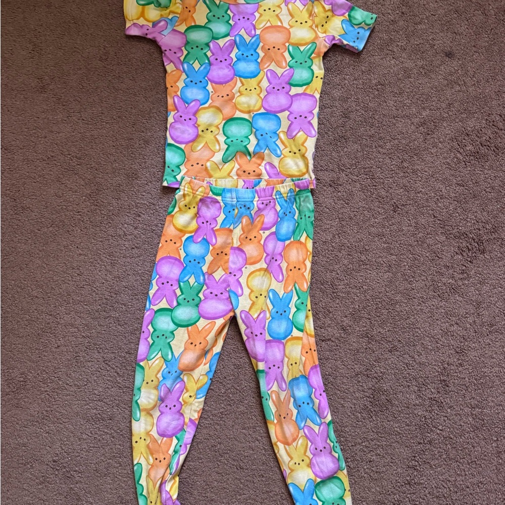 Peeps Pajama Set size 10 girls
